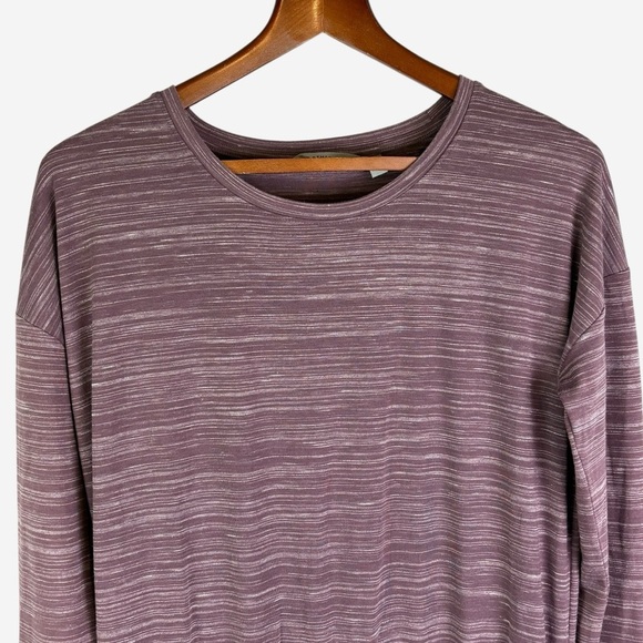 Athleta Avenues Blouson Mini Dress Size S Ruched Sides Super Soft Mauve Casual - Picture 4 of 12